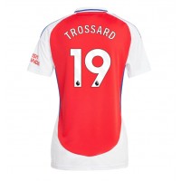 Camisa de Futebol Arsenal Leandro Trossard #19 Equipamento Principal Mulheres 2024-25 Manga Curta